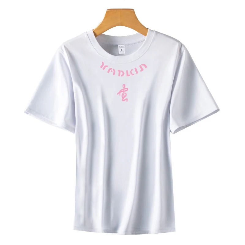 

Новая классическая модная летняя Горячая Распродажа Женская Повседневная вентилируемая хлопковая Мягкая футболка с коротким рукавом