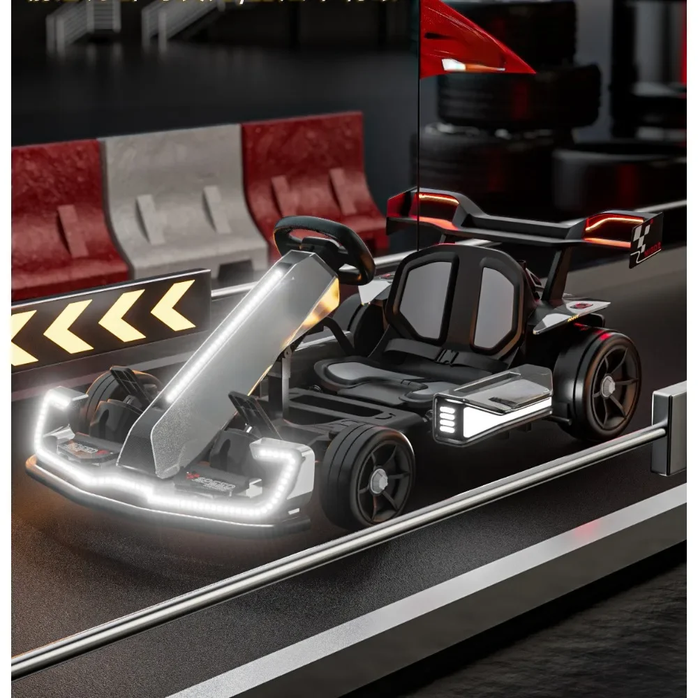 Карт взрослые могут ездить на высококачественном четырехколесном электрическом