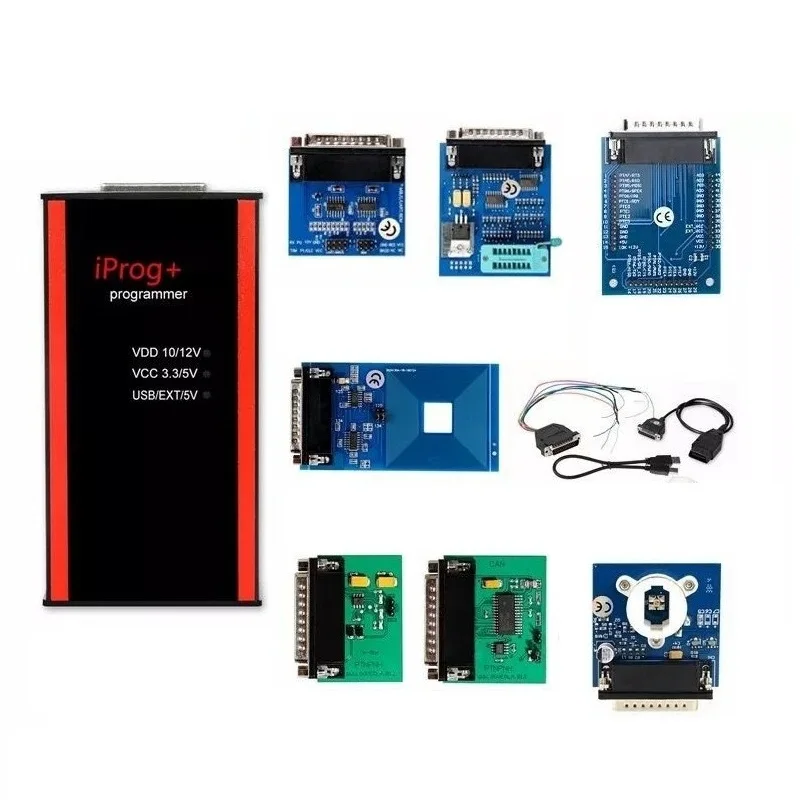 IPROG + Iprog Pro ECU Программатор Полный Комплект Eeprom IMMO 6/7/12 адаптеры Автомагнитола