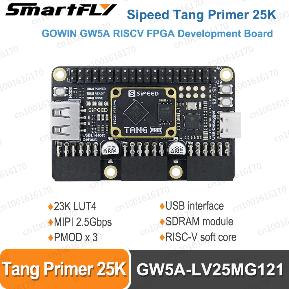Sipeed Tang Primer 25K GOWIN GW5A RISCV FPGA Макетная плата PMOD SDRAM 23K LUT4 MIPI 2 5 Гбит/с 50 МГц Активный