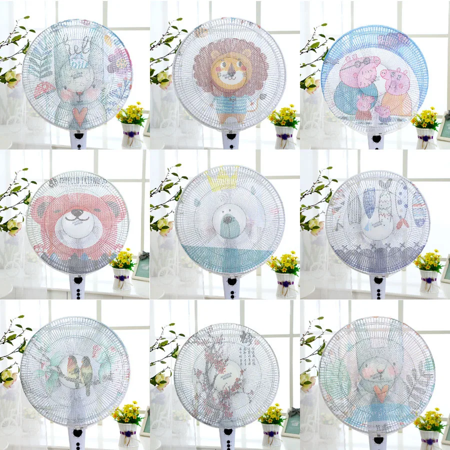 

Electric Fans Round Dustproof Cover Revent Fingers Safety Supply Dust Cover Electric Fan Protection Household Dust Cover
