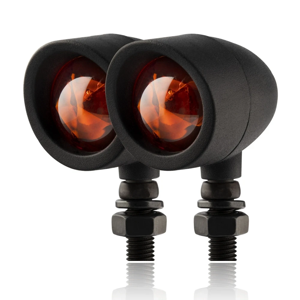 Индикаторы поворота мотоцикла желто-черный цвет сигнал лампа осветительные