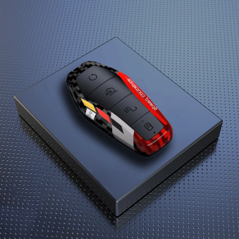 

Карбоновый чехол для дистанционного ключа автомобиля из АБС-пластика для BYD Song Plus Atto 3 Han EV Tang DM Qin Seal Dolphin