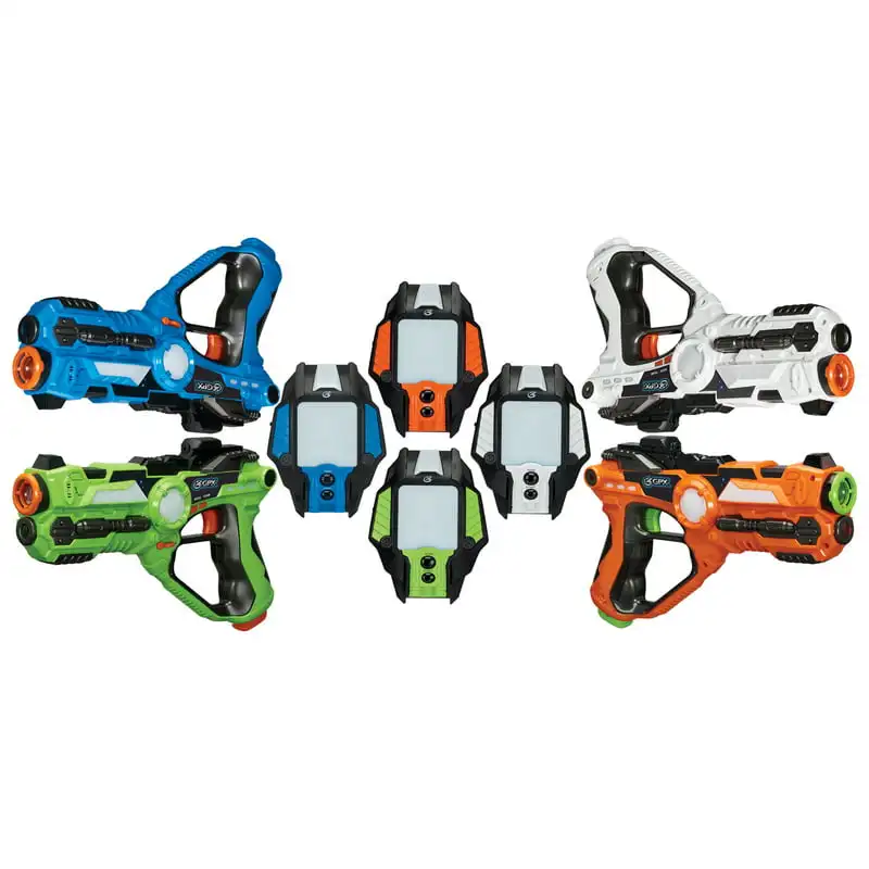 

Tag Set of 4 Blasters and 4 Vests