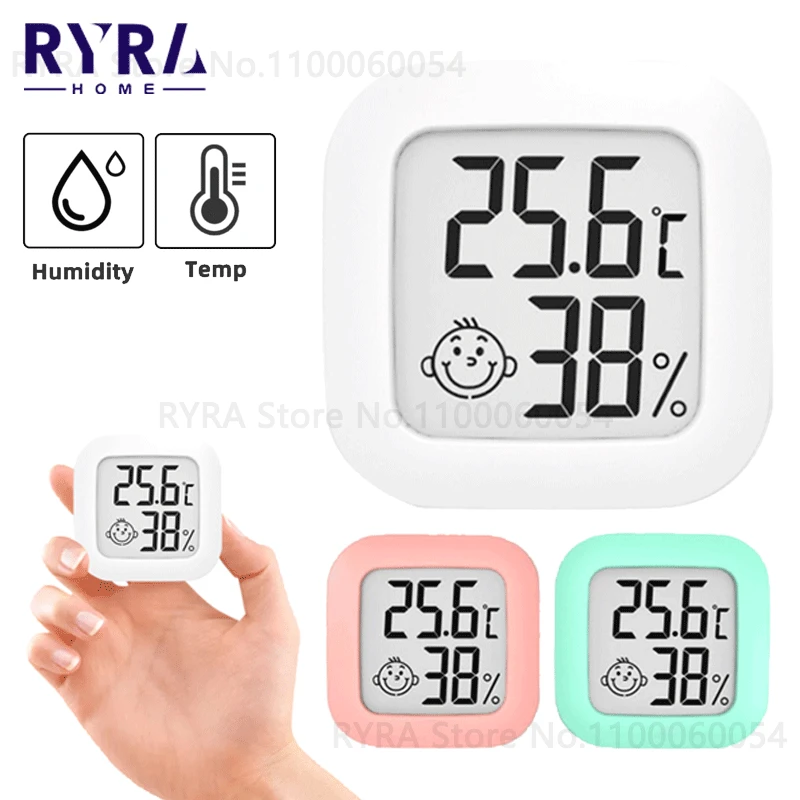 1 шт. цифровой мини-датчик температуры и влажности с ЖК-дисплеем уличный