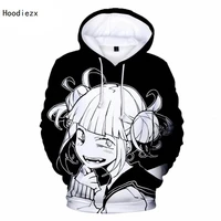 himiko toga hoodie mens womens fashion casual 3d printed hoodie sweatshirts 2021 new anime my hero academia cosplay sweatshirts