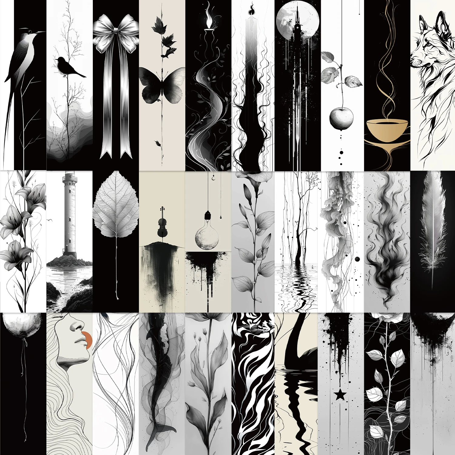 

Бумажные закладки 30 шт.