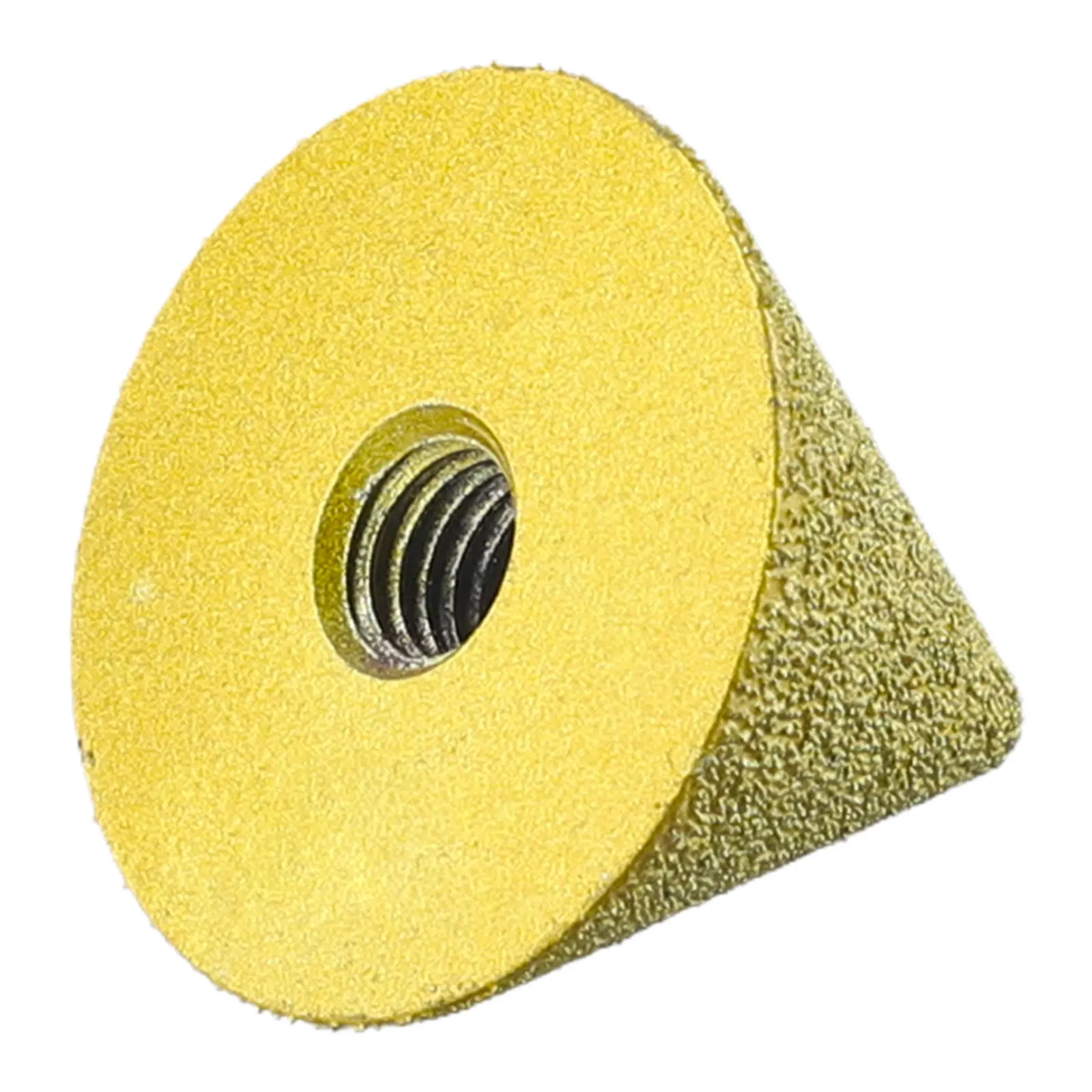 

Durable Ceramic Glass Grinding Head Chamfer Cone Carve Conical M10 Thread Polishing For 100 Type Angle Grinder