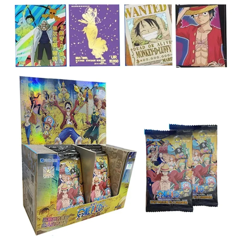 

2022 Japanese Anime One Pieces Card Luffy Zoro Nami Chopper Franky New Collections Card Game Collectibles Battle Child Gift Toy