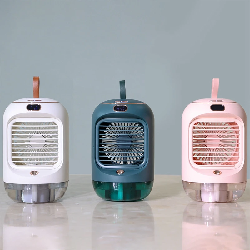 

1 Piece Electric Fan Rechargeable Portable Desktop Silent USB Cooling Mini Portable Fan ,White
