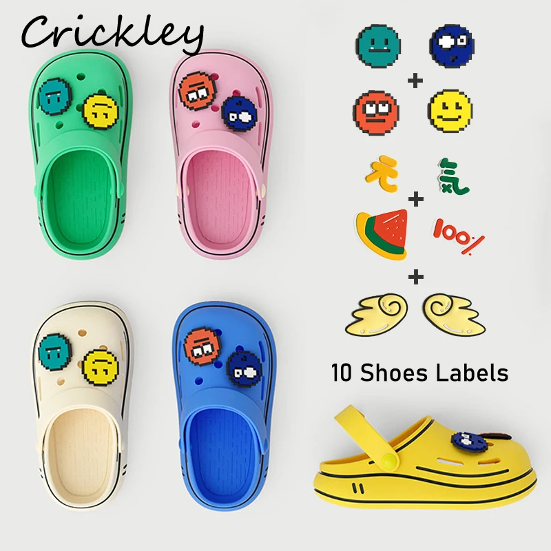 

Summer Cartoon Girls Boys Beach Shoes Design EVA Soft Home Clogs For Kids Fashion Breathable Non Slip Children's Slippers