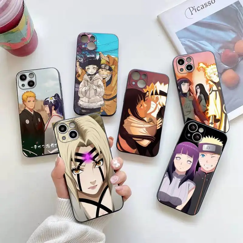 

Naruto Hinata Hyuga Kiss Tsunade Phone Case For iphone 14 Plus 13 12 Mini 11 Pro XS Max X XR Cover