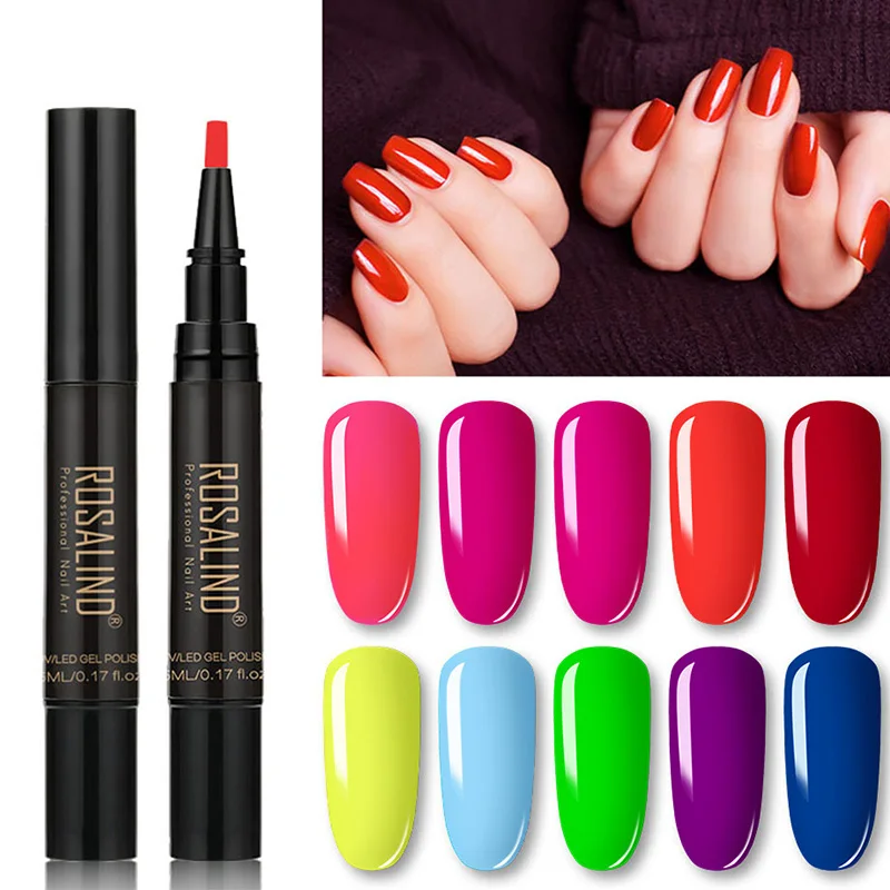 

Gel Nail Polish Pen Convenience Fashion Nail Gel Polish Beauty Gifts For Home DIY Art Full Coverage Artificial Unhas Decoradas