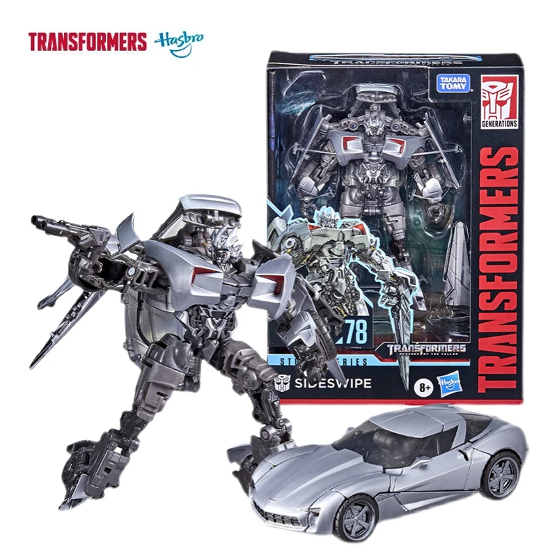 

Hasbro Genuine Sideswipe Transformers Action Model Ss Series Studio Doll Children Toys Horizontal Cannon SS78 Enhanced Sideswipe