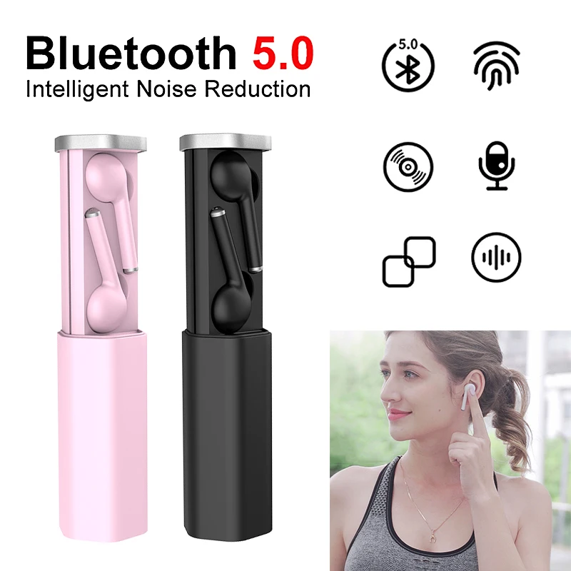 

In-ear Stereo Earbuds Long Standby Tws Headset Wireless Tw50 Bluetooth Earphone Wireless Charging Box Power Display Waterproof