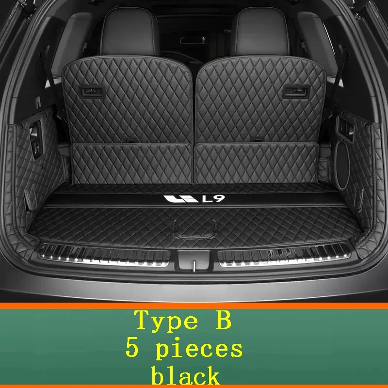 

Для Li Lixiang L9 2022 2023, коврик для багажника автомобиля, поднос для багажника, коврик для багажника, защитный коврик для багажника, аксессуары, чехол