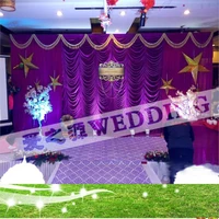 waterfall wedding backdrops wedding stage drape color can be customedwedding decor