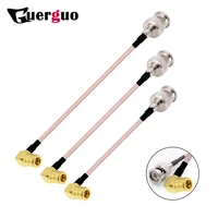 10pcs bnc male plug to smb female right angle switch pigtail cable rg316 rf coaxial cable 15cm or customized