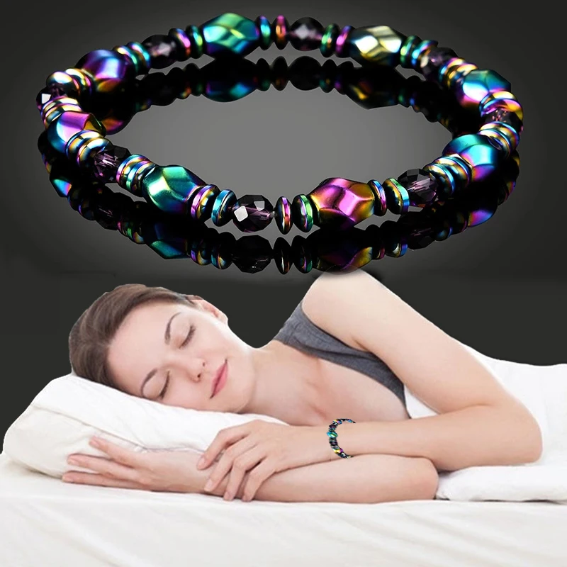 

Color Obsidian Magnet Bracelet In Addition To Static Electricity To Help Sleep Anti-fatigue Energy Bracelet Fashion Bracelet