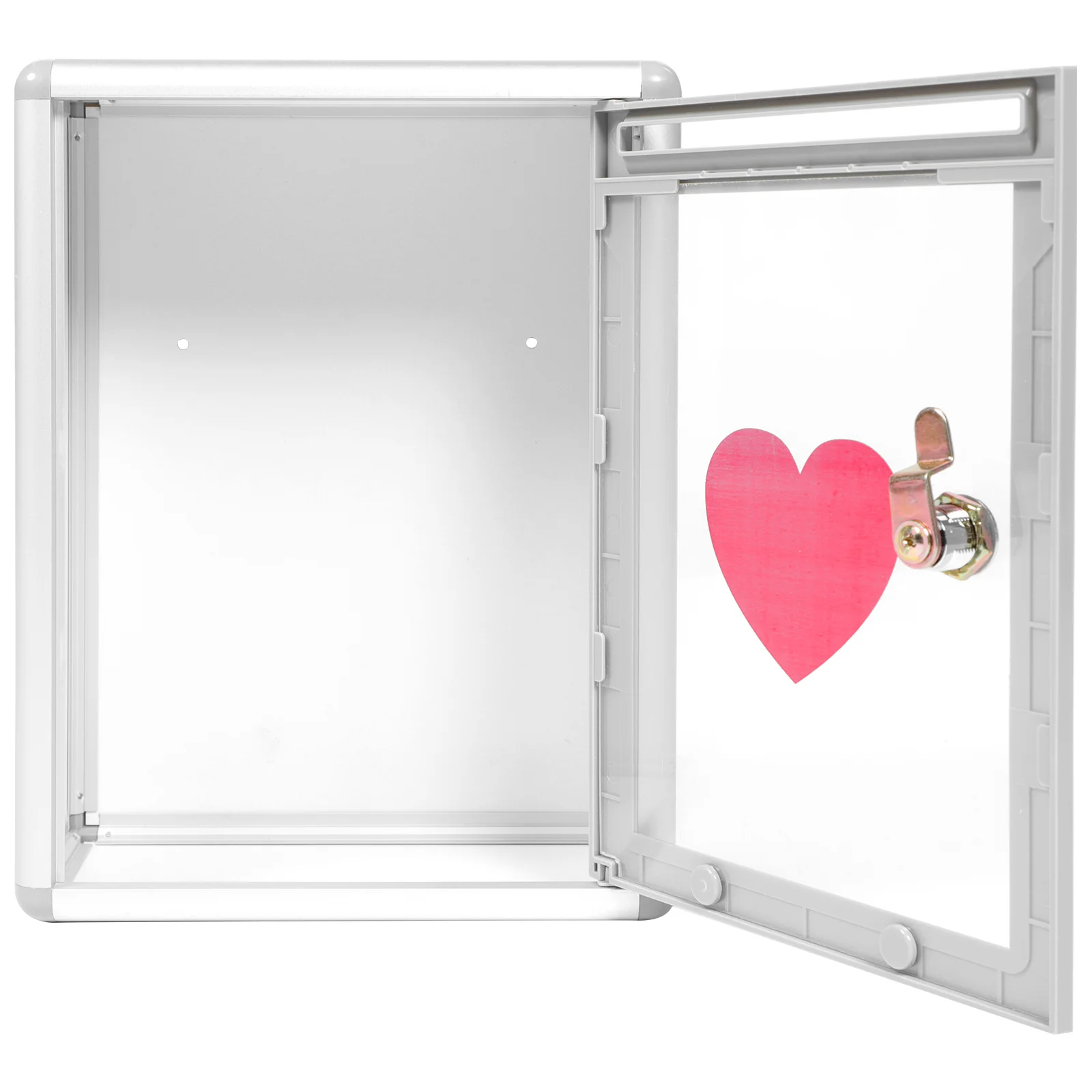 

1Pc Lockable Mail Box Letter Storage Container Hanging Letterbox Fundraising Box
