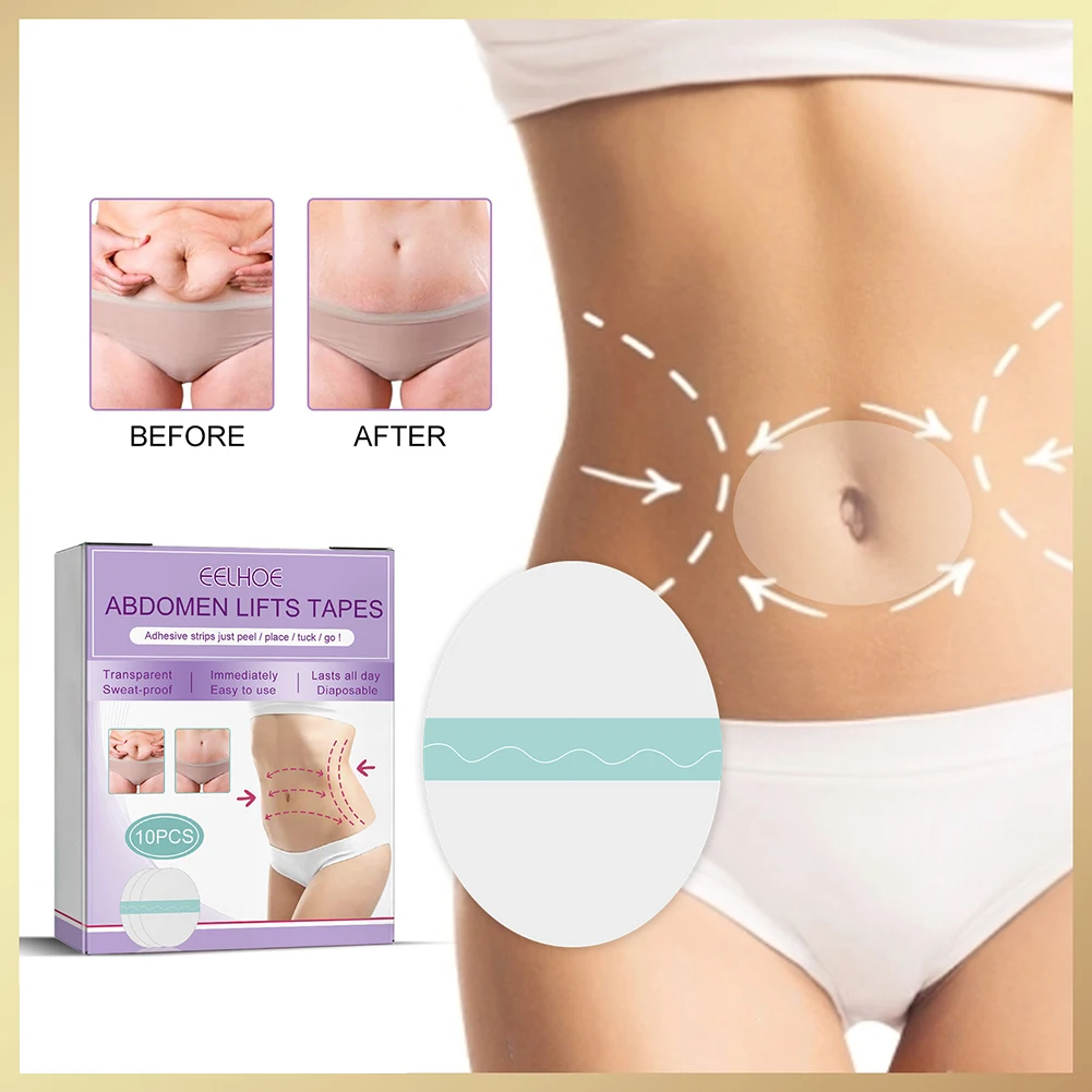 

Abdomen Lift Transparent Tapes Smooths Cellulite Belly Wrinkle Remover Pads Sweat Proof Body Beauty Sticker for Women Body Care