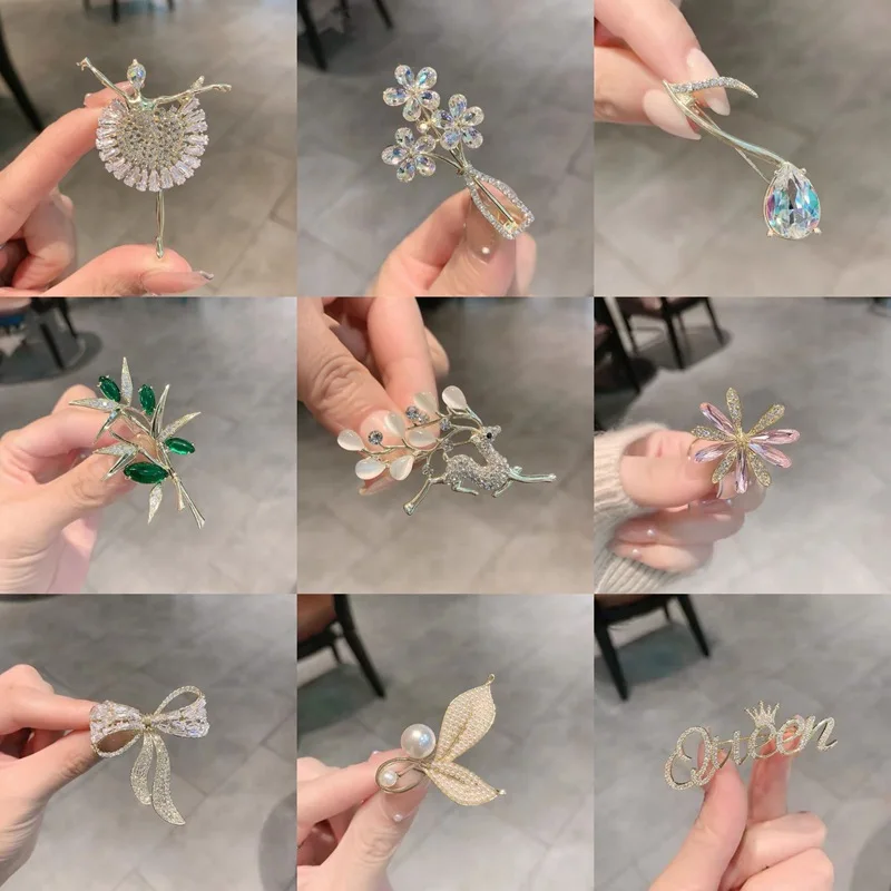 

Crystal Rhinestone Brooches For Women Butterfly Bee Insect Lapel Pins Brooch Animal Corsage Wedding Bridal Party Jewelry Gifts