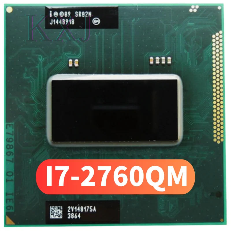 

Процессор Intel Core i7-2760QM i7 2760QM SR02W, 2,6 ГГц, четырехъядерный, восьмипоточный, 6 Мб, 45 Вт, разъем G2 / rPGA988B