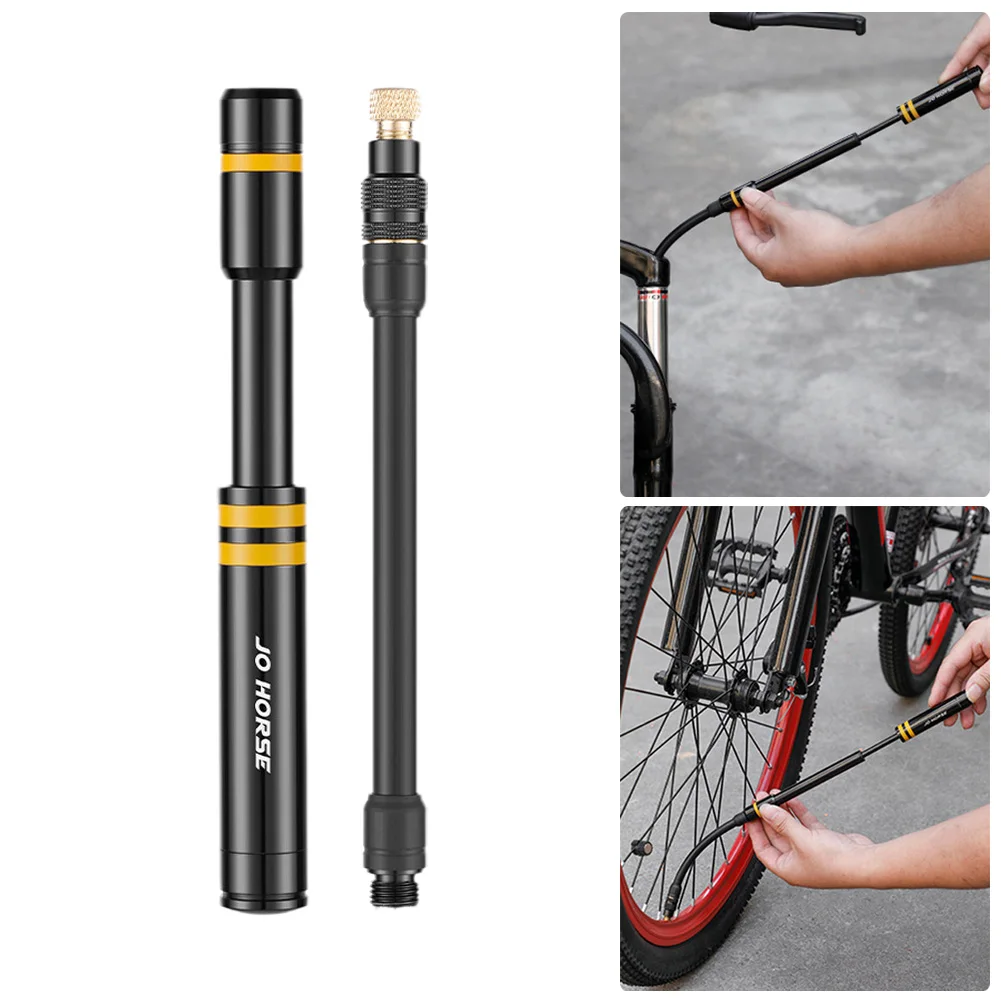 

300 PSI Air Pump Mountain Road Bike Pump With AV/FV Valve For Fork Rear Suspension Tire Bicycle Accessories Parts