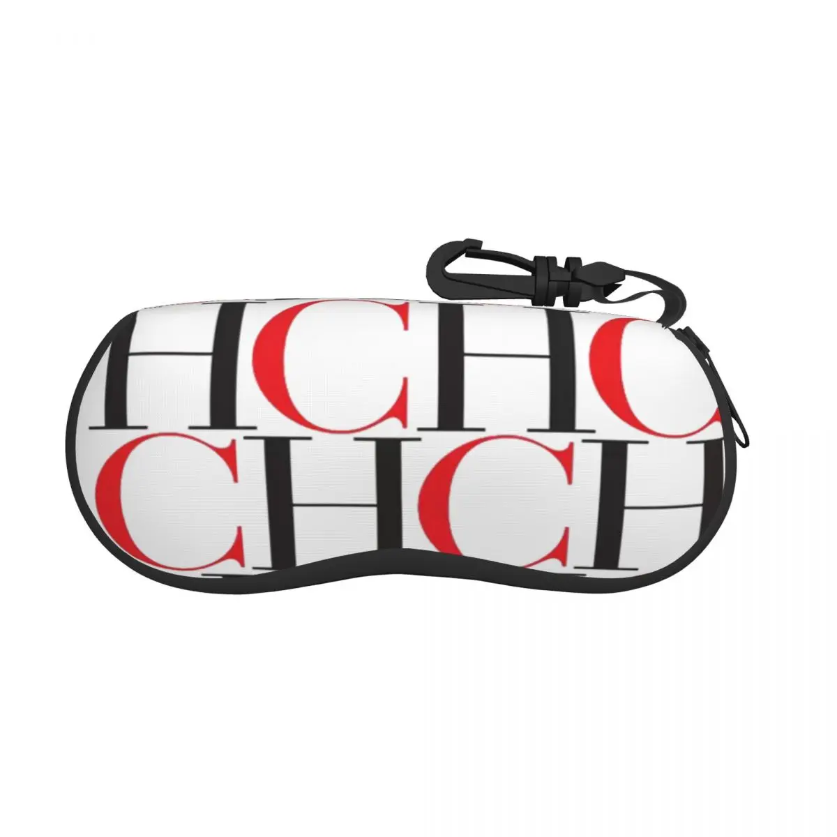 

Glasses Case Famous Design Letter Print Ultra Light and Convenient Soft Shell Glasses Bag (Horizontal) Unisex