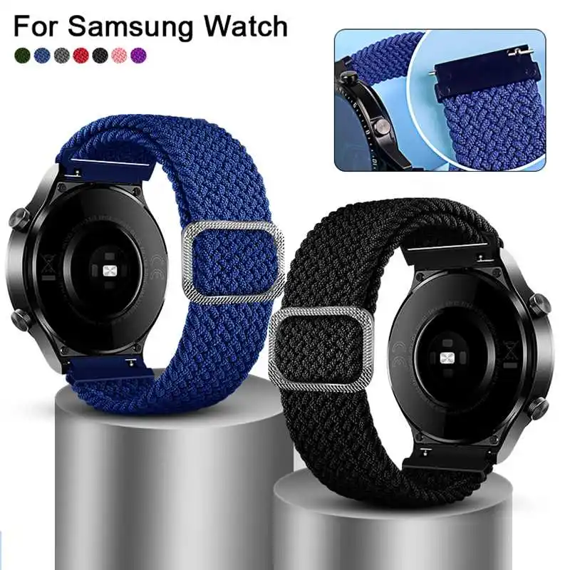 

Joomer Braided Strap For Samsung Galaxy Watch Band Smart Watch Wristband Bracelet WatchBand