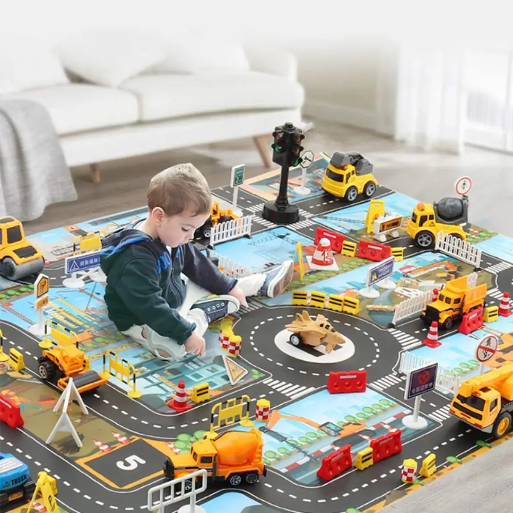 

Toys Traffic Car Map Road Mat Road Carpet Playmat City Parking Lot Roadmap Climbing Toys DIY Traffic Road Signs
