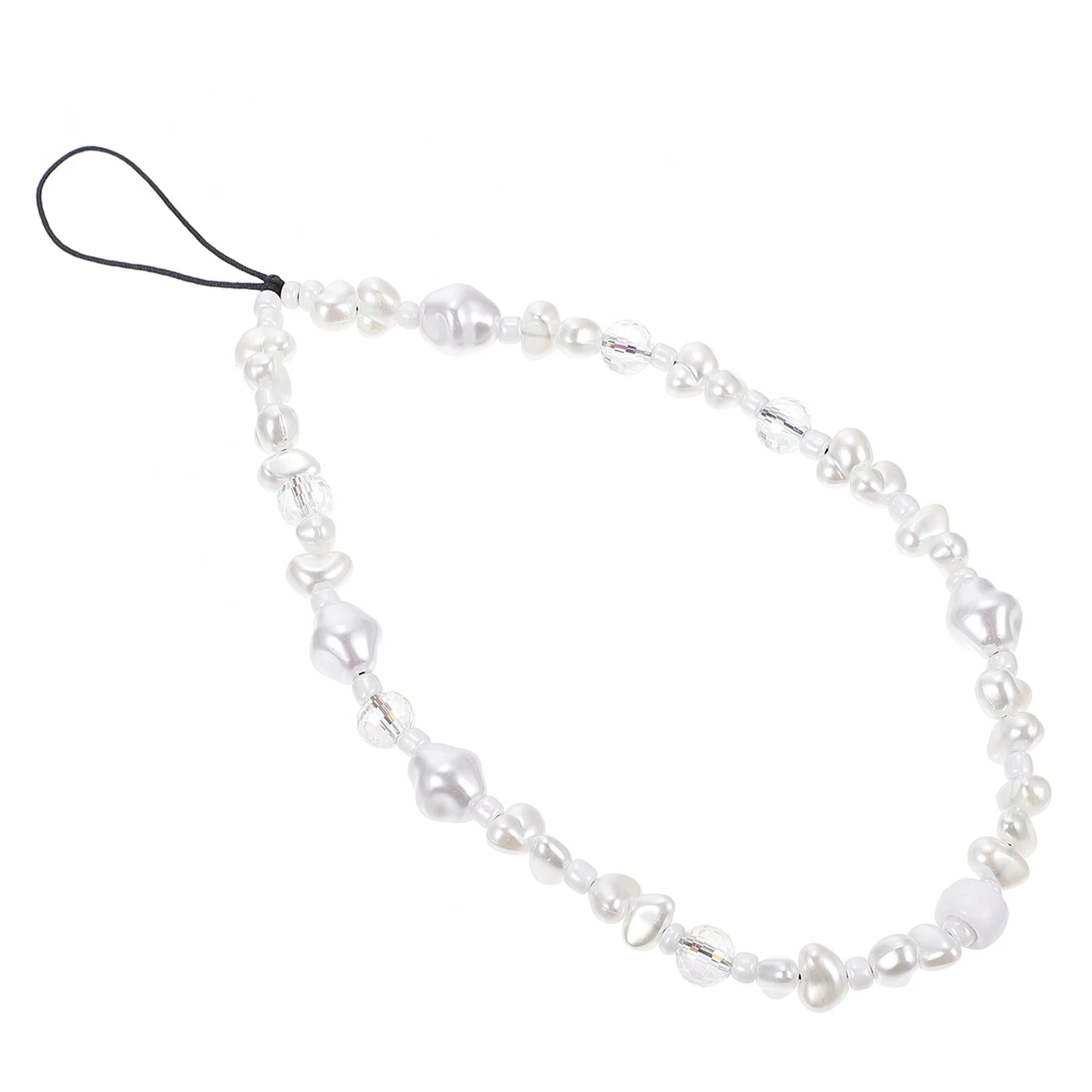 

Phone Hanging Chain Simulation Pearl Phone Decor Phone Hanging Chain Mobile Phone Ornament DIY Hanging Chain