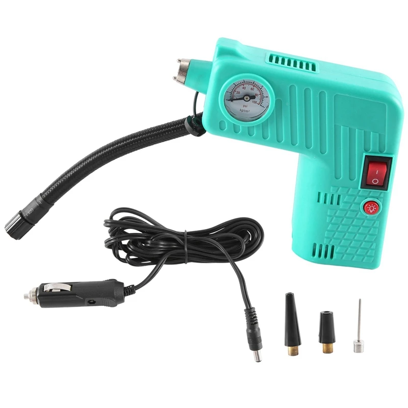 

YX-301 Multifunctional Air Pump Car Air Pump Portable Air Pump Auto Supplies Replacement Parts Accessories Green