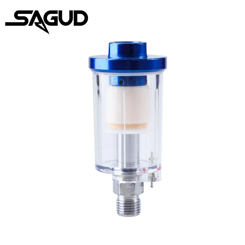 

SAGUD Spray Gun 1/4" Air Regulator Instrument Tool Airbrush Oil Water Separation Filter Suitable for Air Compressor Connection