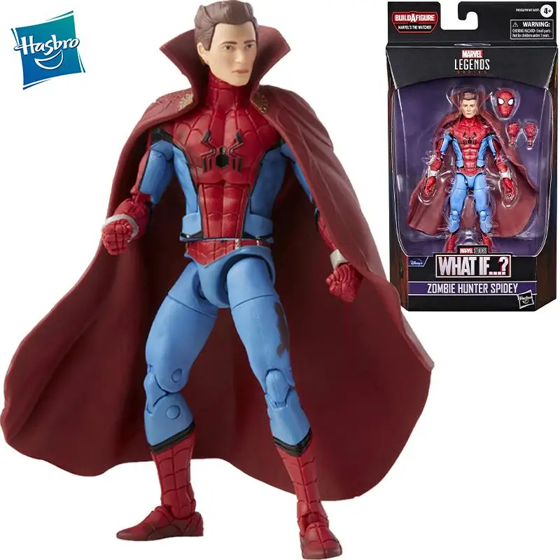 

Marvel Hasbro Legends Series Toy Zombie Hunter Spidey Premium 6 Inch Scal Action Figure With Multiple Accessories Original Box