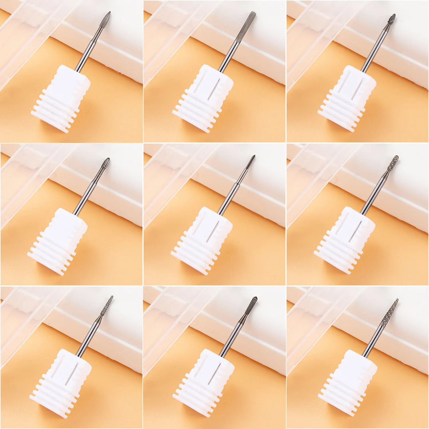 

Professional Tungsten Nail Drill Bits Cabide Milling Cutter Nail Sander Tips for for Manicure Cuticle Remove Efile Accesories