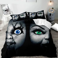 childs play duvet cover set chucky bedding sets 23 piece horror movie bed quilt cover single double queen king size bed sets
