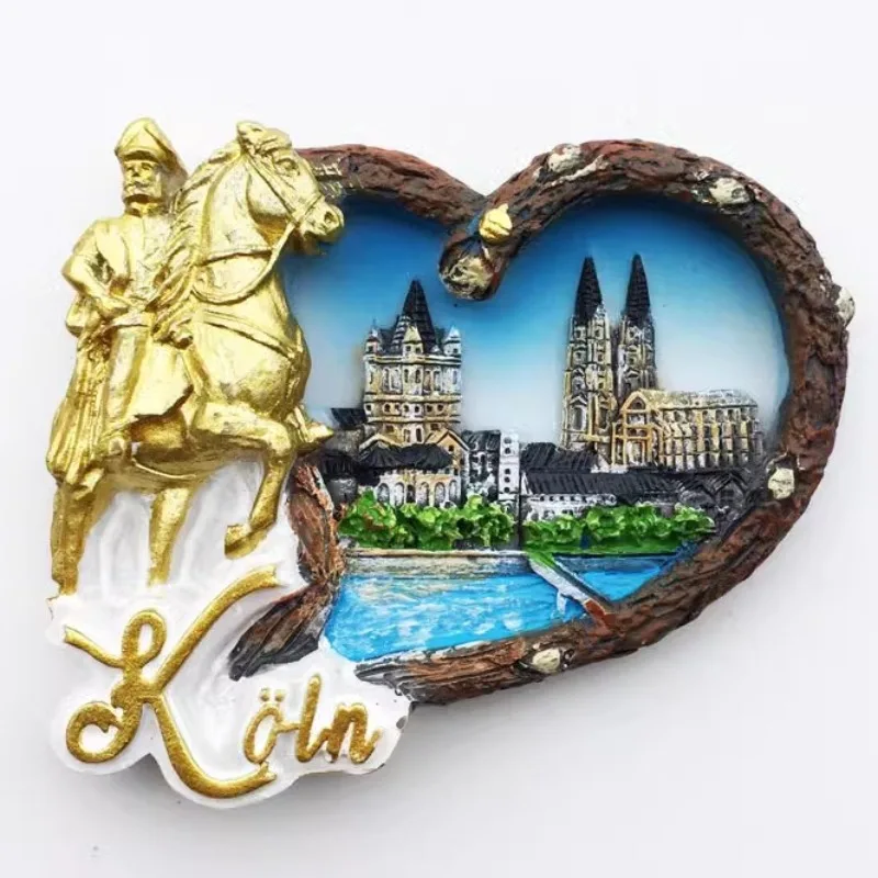 Фото Немецкие сувениры для путешествий, магниты на холодильник Schloss Hamburg Nürnberg Burg Hohenzollern Schwarzwald Bremen, наклейки на холодильник, подарки №1