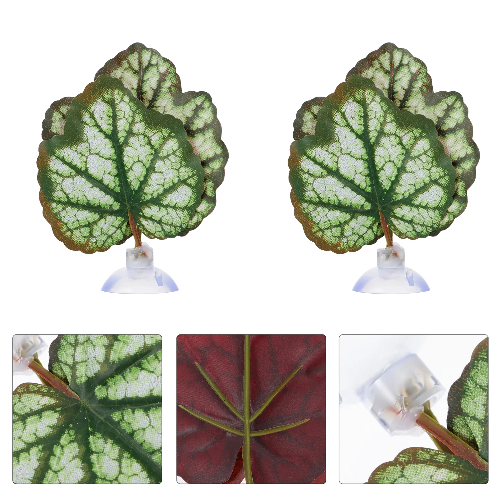 

Leaf Fish Betta Aquarium Hammock Tank Bed Resting Breedingaccessories Habitat Suction Beta Paddecorations Withdecorcup
