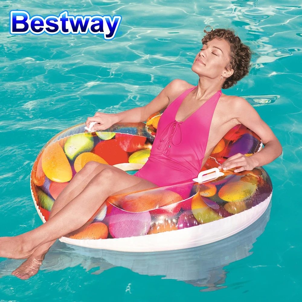 

43186 Candy Delight Lounge Pool Float Swimming Ring Adult