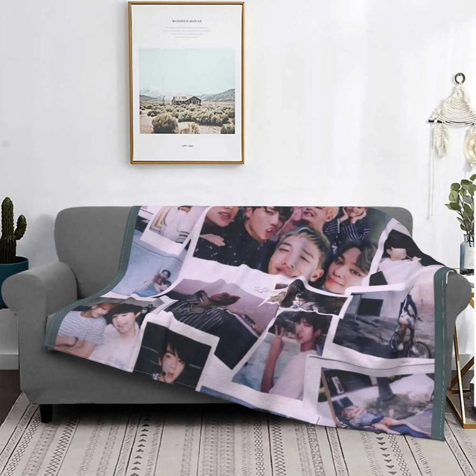 

Kpop Boys Air Conditioning Blanket Soft Warm Light Thin Blanket Dynamite Latest Kpop