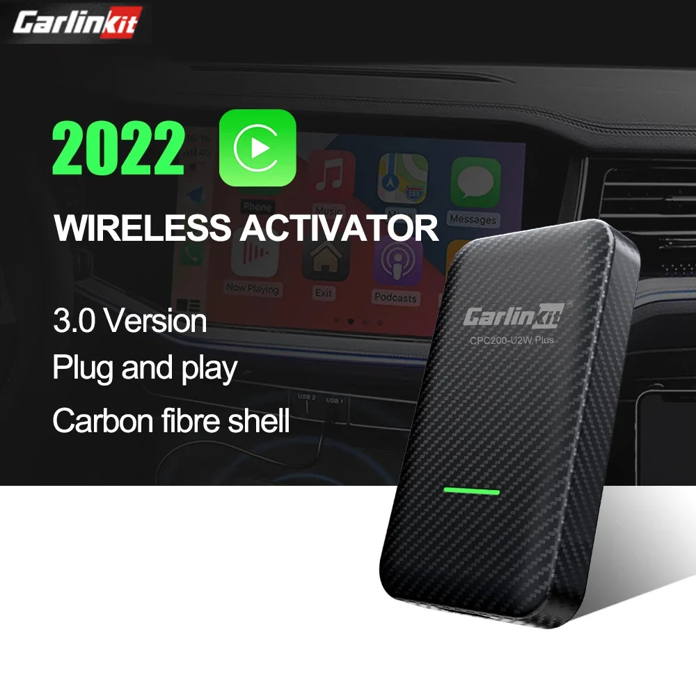 

2022 Carlinkit 3 Apple Carplay Беспроводная Автомобильная Игровая приставка Bluetooth соединение для заводского проводного CarPlay автомобильный мультимедийн...