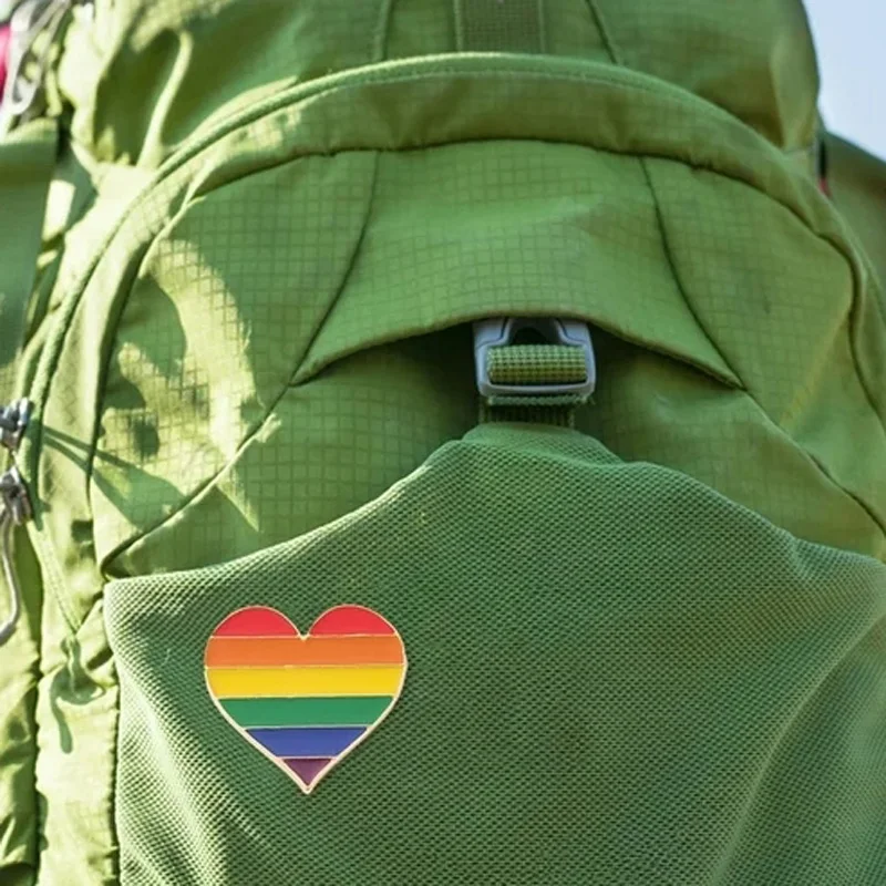 Радужная брошь с любовным письмом знаки Creativo металлическая булавка для