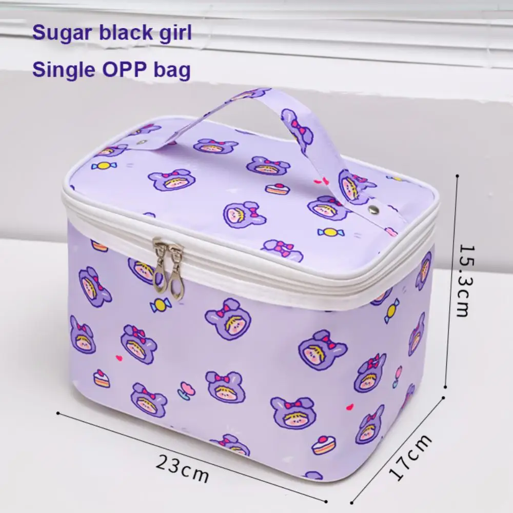 

Waterproof Women Toiletries Organizer High-capacity Makeup Bag Make Up Cases Storage Pouch Makeup Box Female Storage