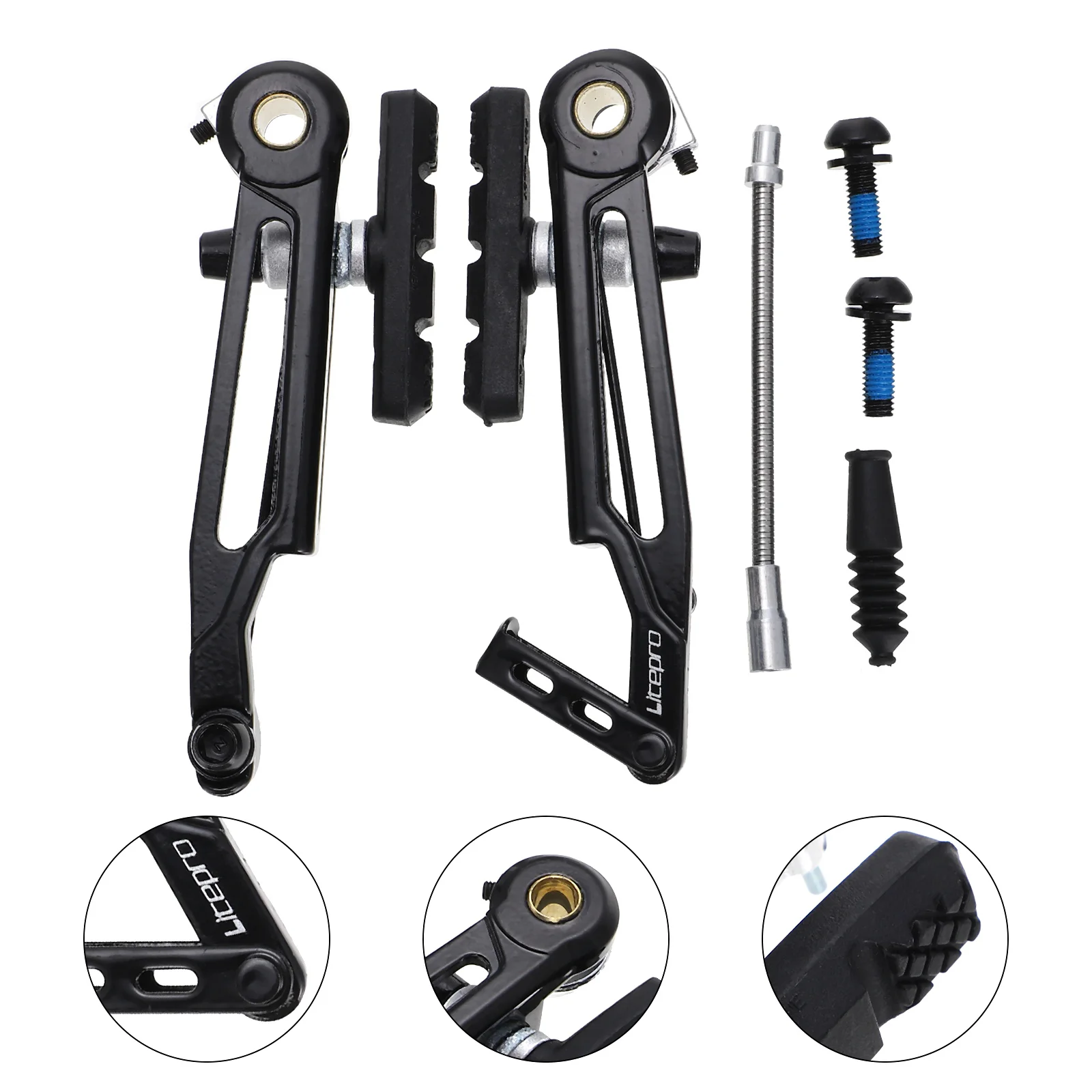 

1 Pair Replacement Aluminum Alloy Brake Handle Brake Lever for Folding Bike Outdoor