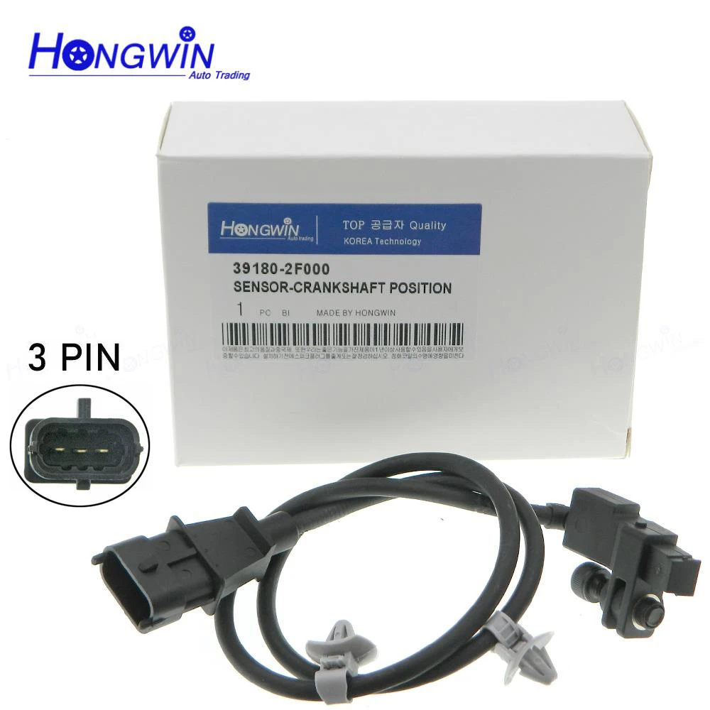 

39180-2F000 Новый Датчик положения коленчатого вала подходит для 09-18 Hyundai ix35 Santa Fe Kia Sorento Sportage SUV 2,0 2,2 391802F000