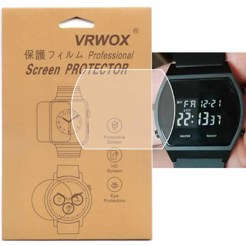 Защитная пленка для F105 F-108 W-202 B640 LA20WH LW-204 1400 WS-1600 1700 AE-1200 F-91 M5610 W800 A700 TPU Nano экрана