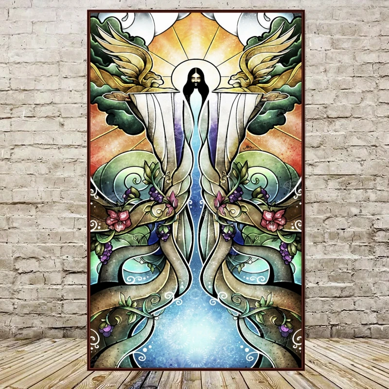 

The Wells of Salvation Jesus 5D DIY Diamond Painting Full Drill Square/Round Diamond Embroidery Mosaic Cross Stitch Home Decor