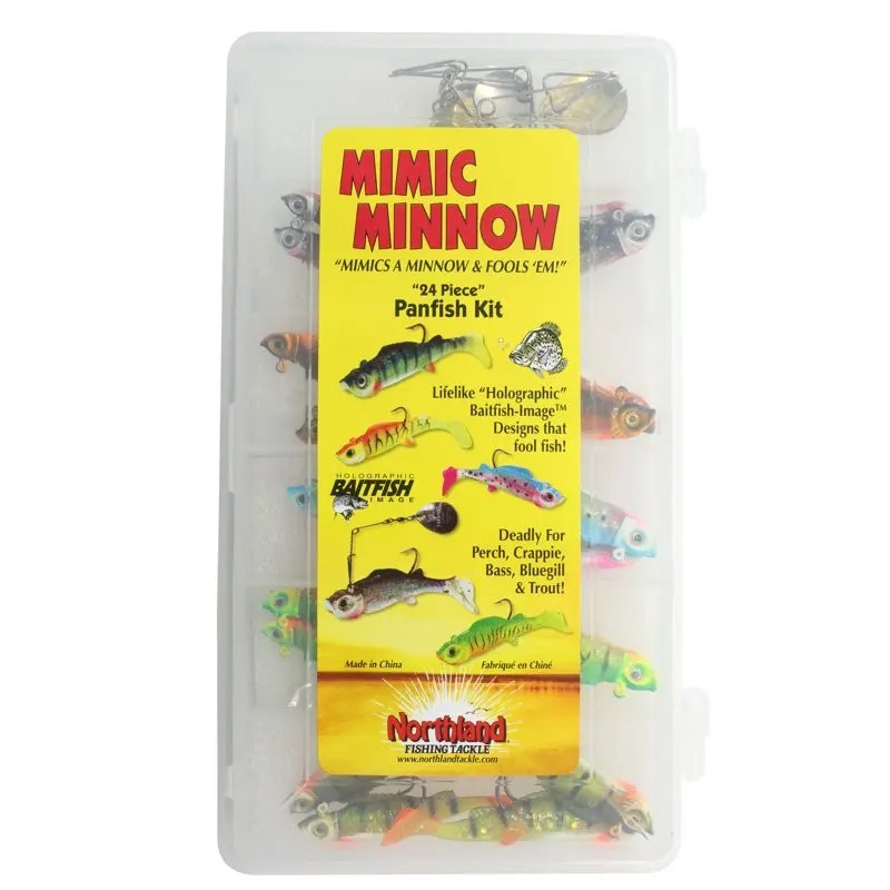 

Tackle Mimic Minnow Panfish Fish Kit, Freshwater, Assorted