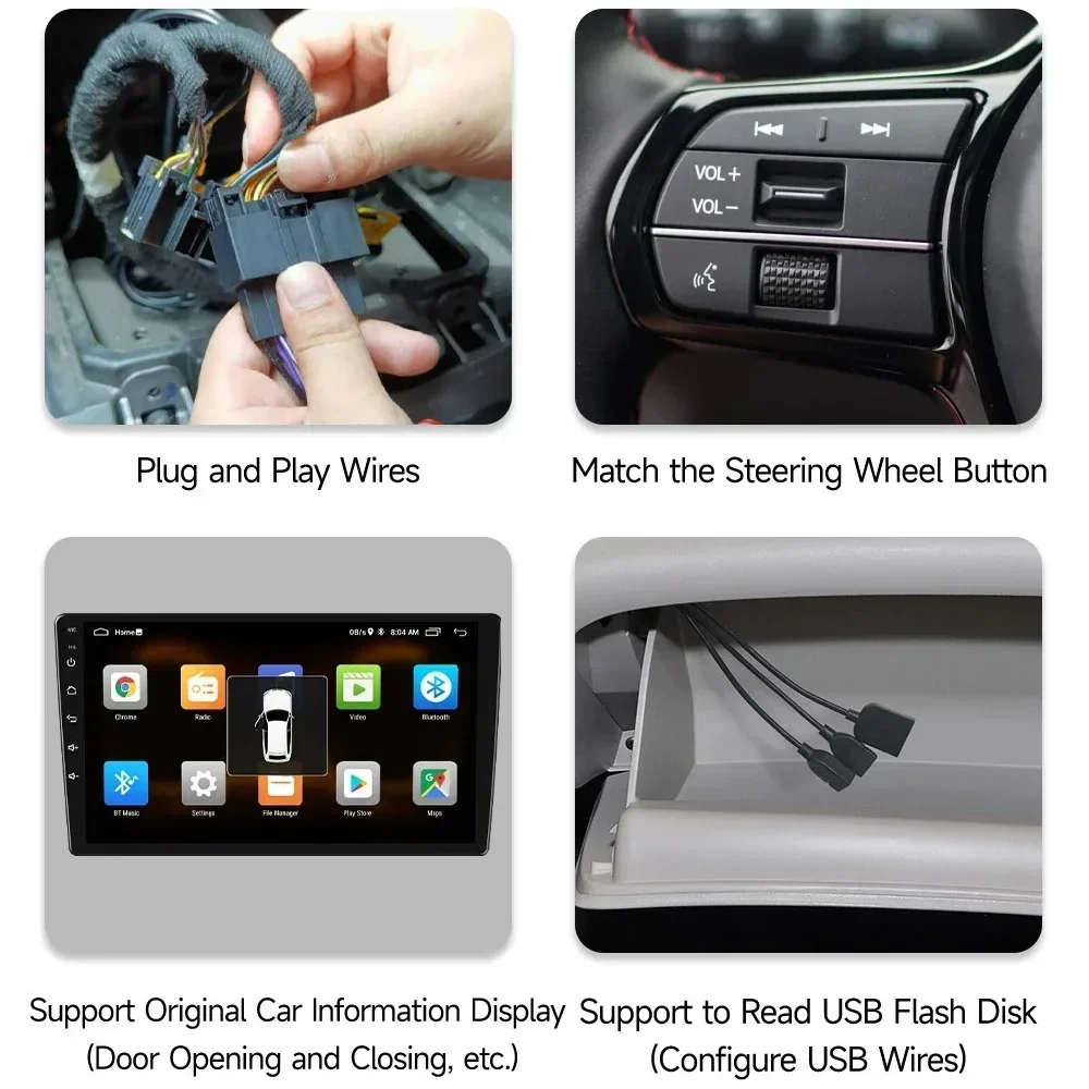 Автомобильное радио Android для Chevrolet Lacetti J200 Buick Excelle Hrv 2004-2008 Carplay 2DIN стерео автоаудио
